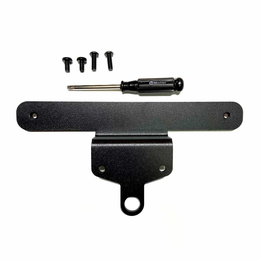 Bike Rack License Plate Holder Beacon Light